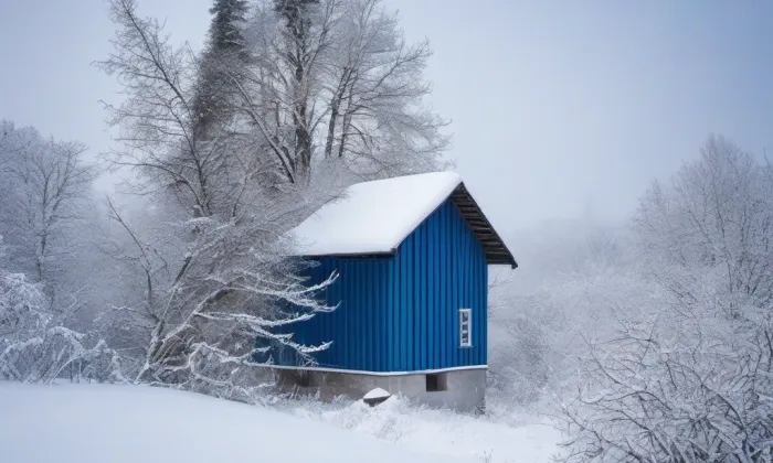 kostel svatého Jakuba Staršího (Rašov) – winter