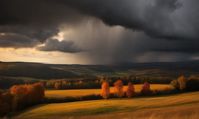 kostel svatého Jakuba Staršího v Jičíně – autumn