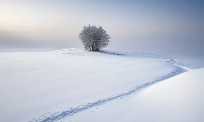Kostel svatého Jakuba Většího (Popovice) – winter