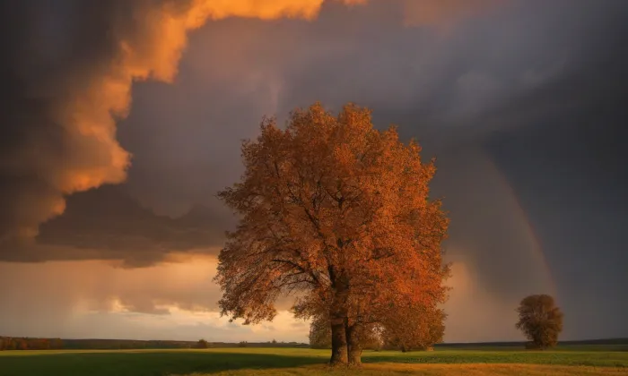 Kostel svatého Jakuba Většího (Sněžná) – autumn