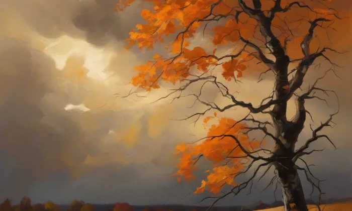 kostel svatého Jana Křtitele (Lukov) – autumn