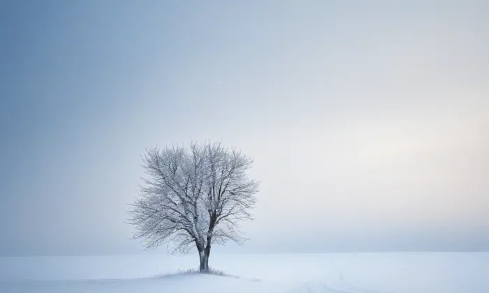 kostel svatého Jana Křtitele (Lukov) – winter