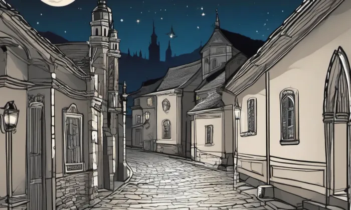 Kostel svatého Jana Nepomuckého (Nové Město nad Metují) – noc