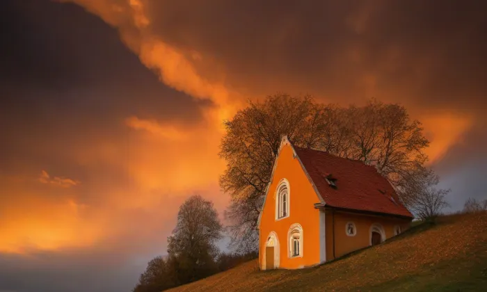 kostel svatého Jana Nepomuckého (Prostějov) – autumn