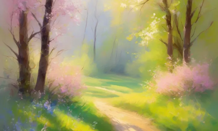 Kostel svatého Jiří v Chřibské – spring