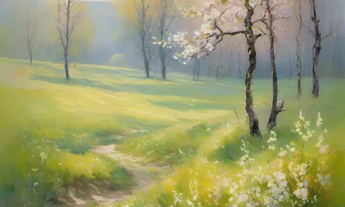 Kostel svatého Lukáše (Svárov) – spring