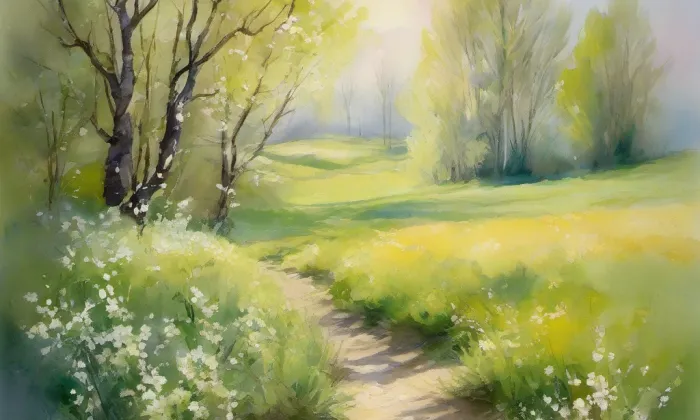 Kostel svatého Martina (Veselá) – spring