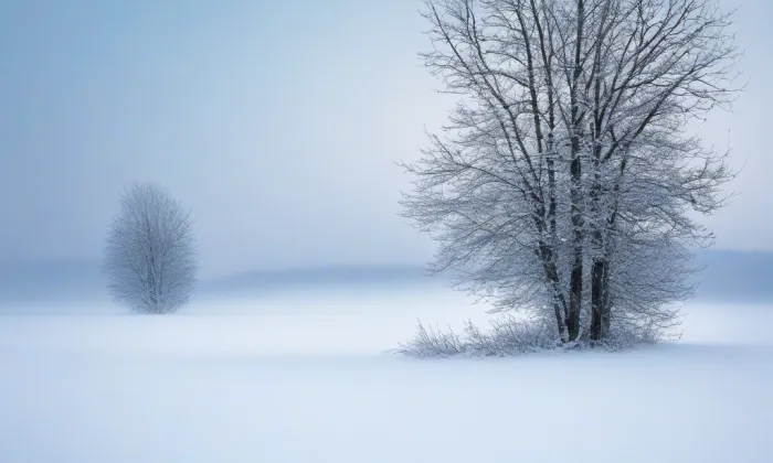 kostel svatého Matouše (Křištín) – winter