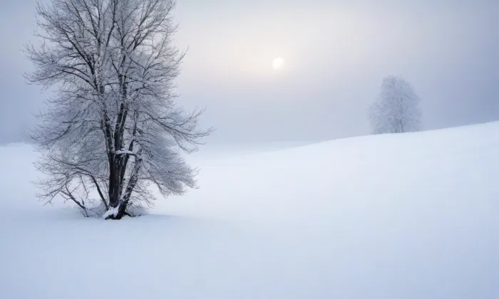 Kostel svatého Petra a Pavla (Hněvošice) – winter