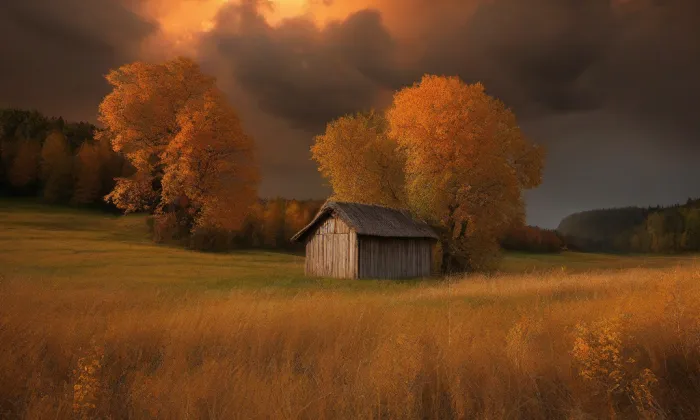 Kostel svatého Petra a Pavla (Jedovnice) – autumn