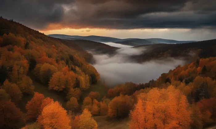 Kostel svatého Petra na Poříčí – autumn