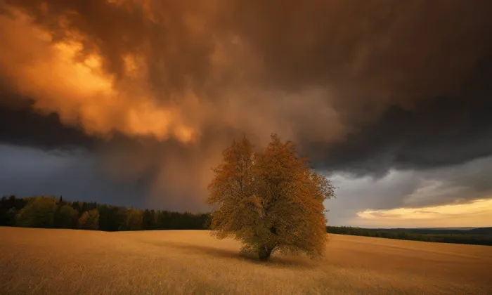 Kostel svatého Václava (Pečky) – autumn