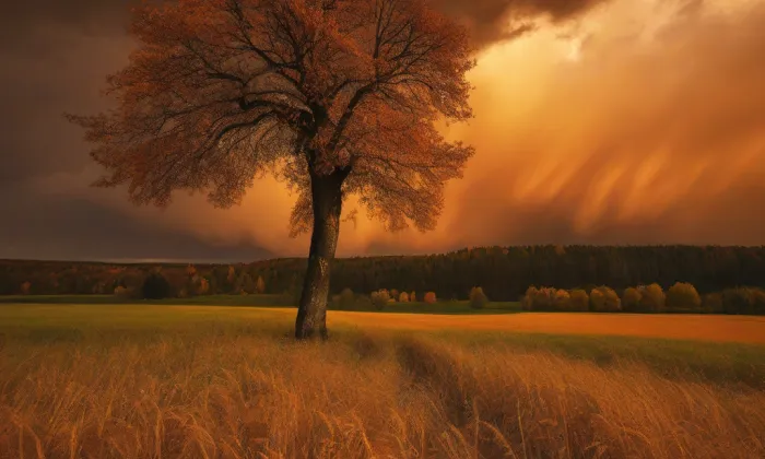 Kostel svatého Víta (Borovnice) – autumn