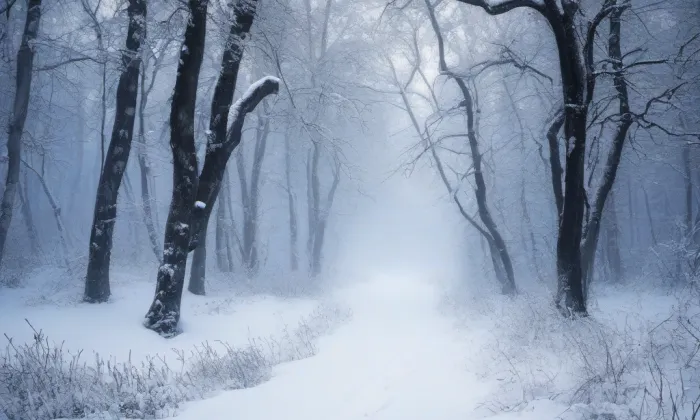 kostel svatého Víta s farou – winter