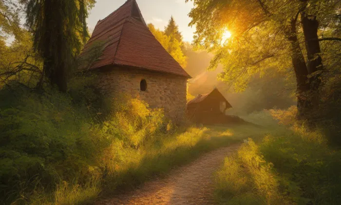 Kostel svatého Vavřince (Království) – summer
