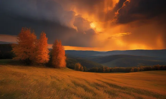 Kostel svatého Vavřince v Náchodě – autumn