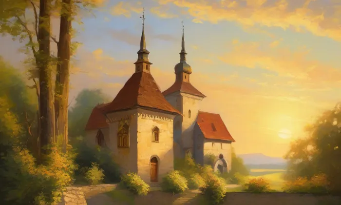 Kostel svatého Vavřince v Náchodě – summer