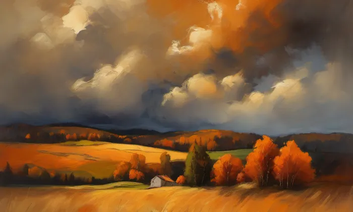 Nový kostel Církve bratrské – autumn