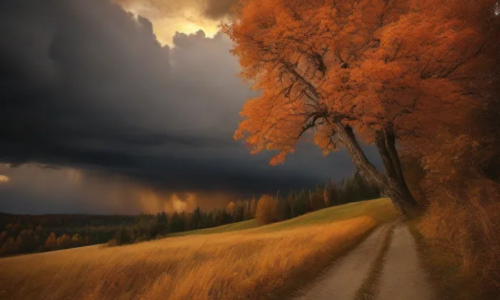 Nový zámek Chocenice – autumn