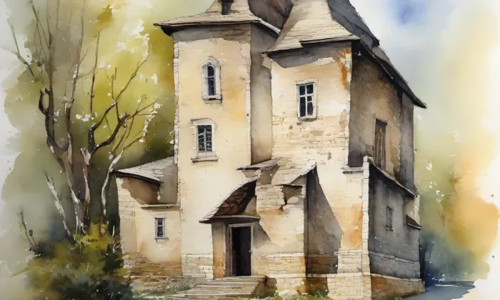 Oblajovice – akvarel
