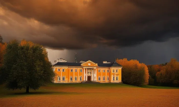 Oettingenský palác – autumn