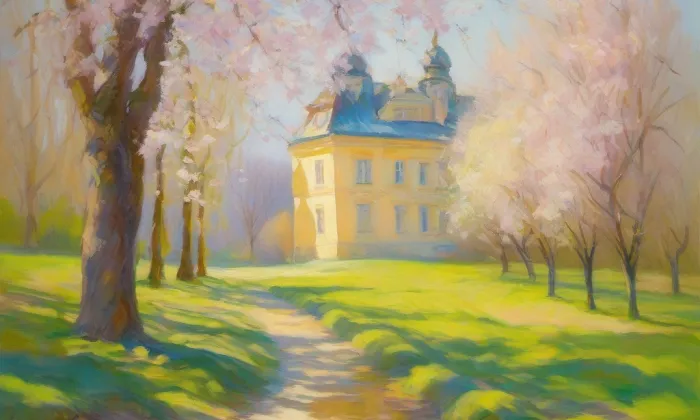 Oettingenský palác – spring