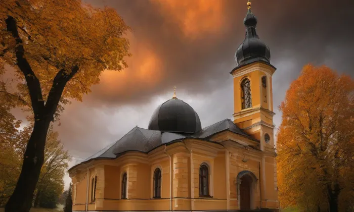 Přední synagoga – autumn