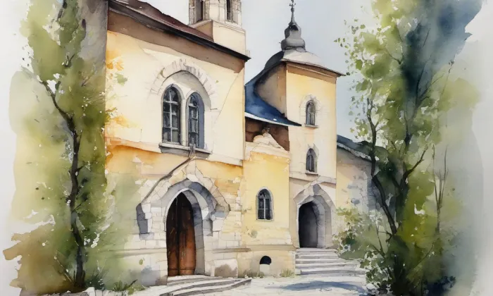 Vysoká škola polytechnická Jihlava – akvarel