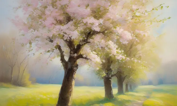 zámecký park ve Vrchotových Janovicích – spring