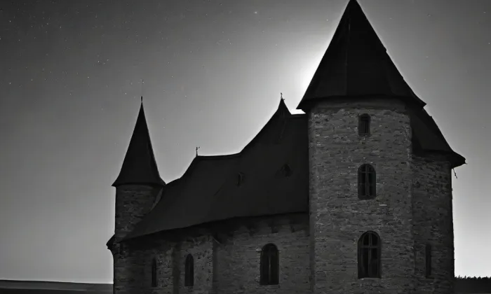 zámek Děčín – noc