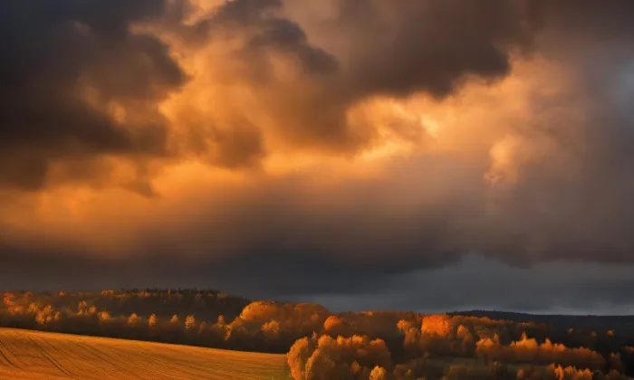 zámek Hluboš – autumn