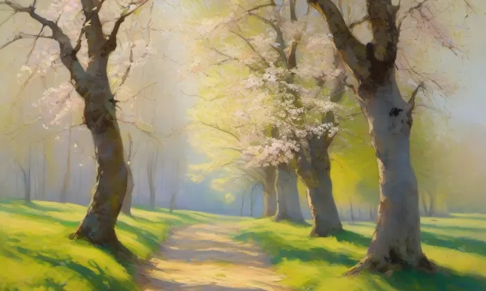 zámek Jičíněves – spring