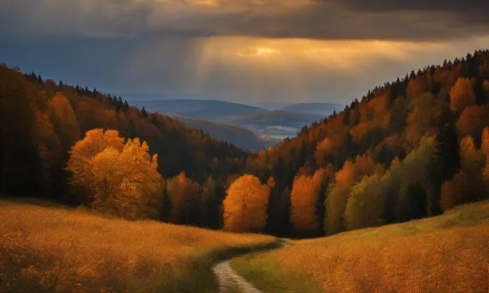 Zámek Osov – autumn
