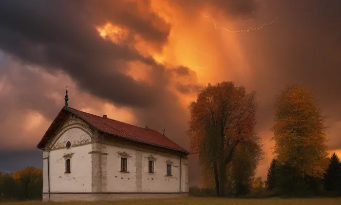 zámek Vršovice – autumn