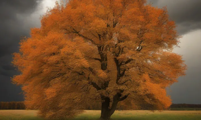 Zaniklá kaple svaté Rosálie – autumn