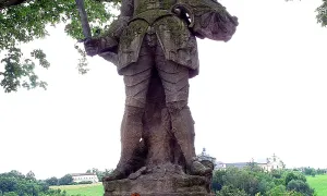 Socha Herkommana – Goliáše