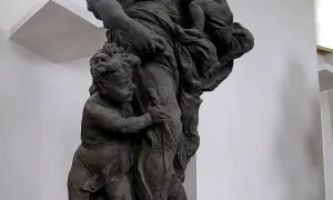 sochy Ctností a Neřestí na zámku Kuks