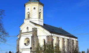 evangelický kostel v Krouně
